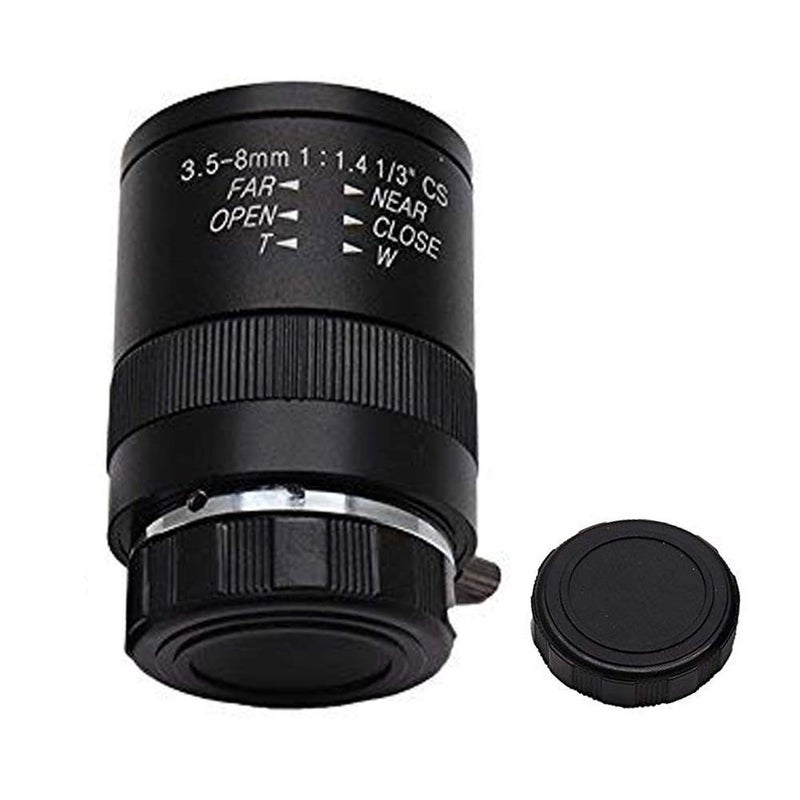 Dahszhi 3.5-8.0mm F1.4 CCTV Lens CS Mount Manual Focus Zoom Focal IR 1/3" 1:1.4 for Security IP Camera - Image 2